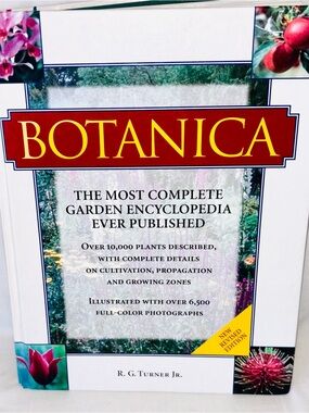 Botanica Garden Encyclopedia Reference Book 2001 Plant Flower Guide Hardcover